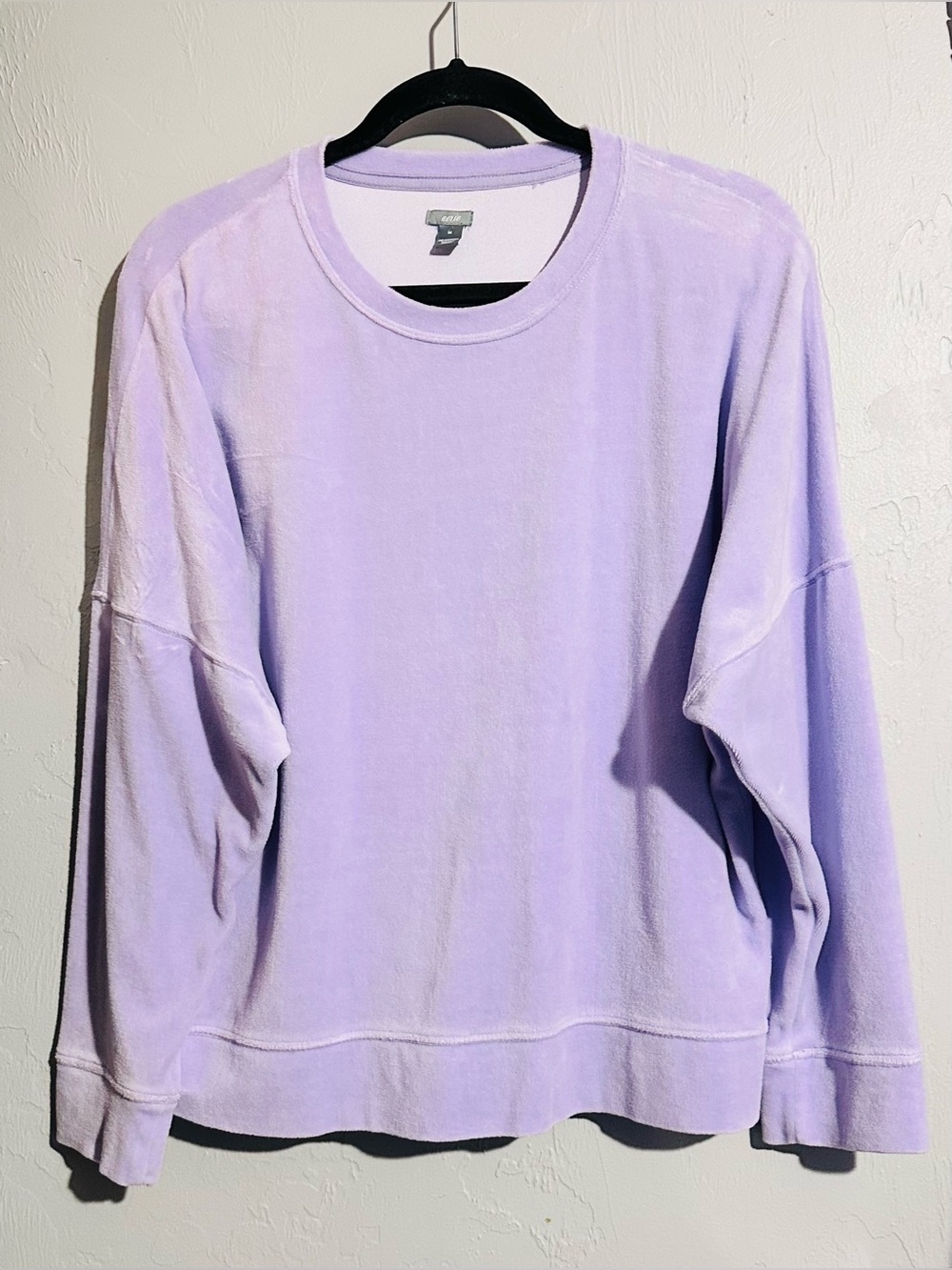 Aerie The Chill Crew Athleisure Cozy Sweatshirt Solar Violet , M